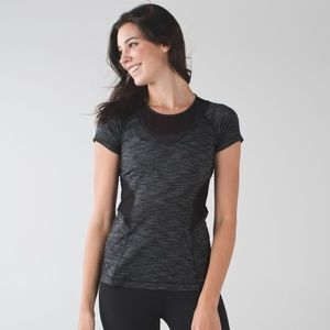 Lululemon Mesh With Me Short Sleeve Top